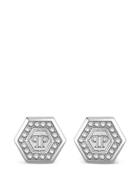 Philipp Plein boucles d'oreilles Legacy en cristal