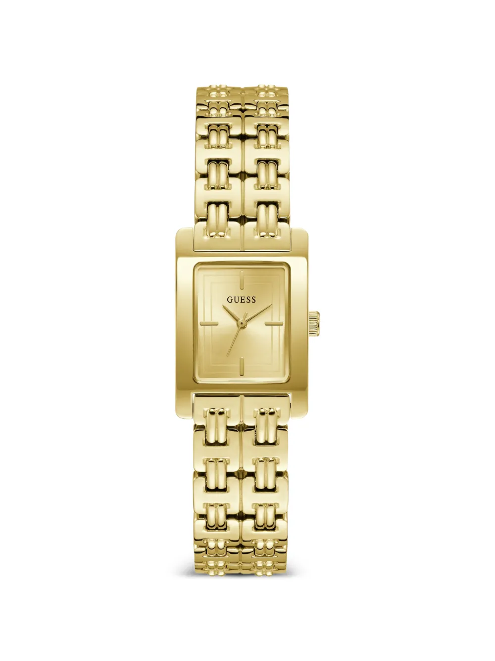 GUESS USA Champagnerfarbene Armbanduhr mit Zifferblatt 23mm - Gold