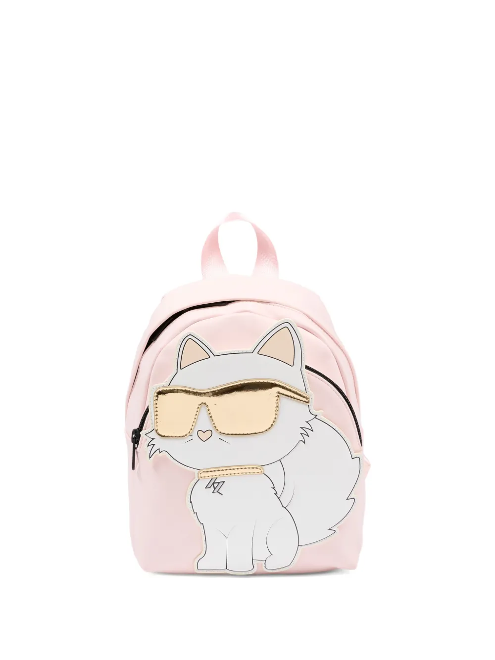 Karl Lagerfeld Kids cat graphic backpack - Rosa