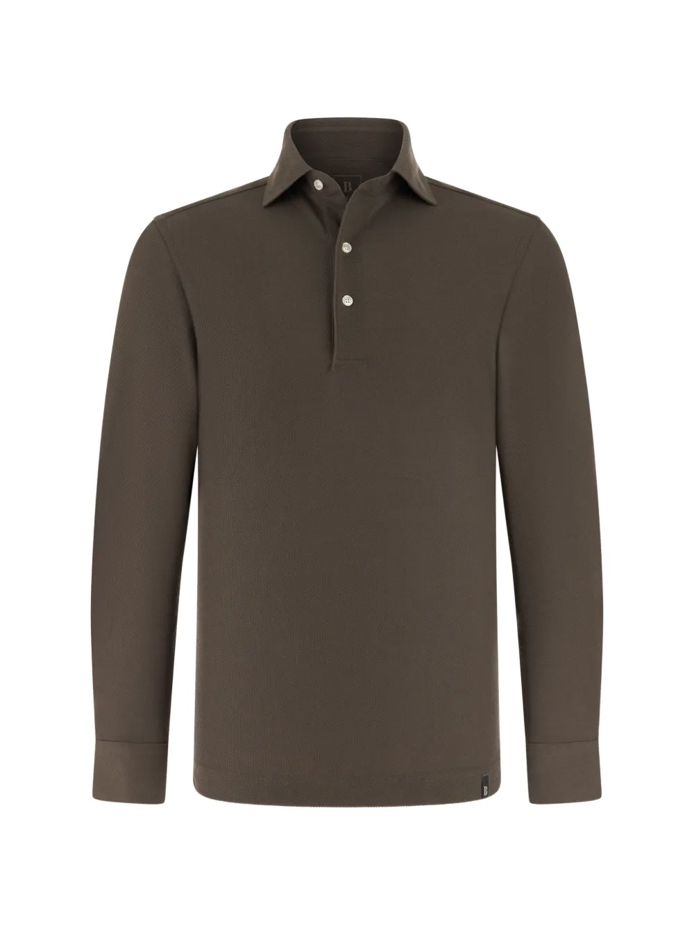 Boggi Milano long-sleeve polo shirt - Marrone