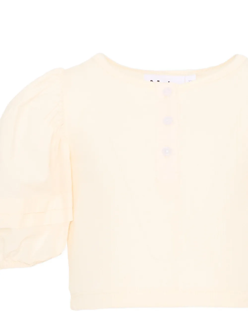  Molo Puff-sleeve T-shirt - Neutrals 