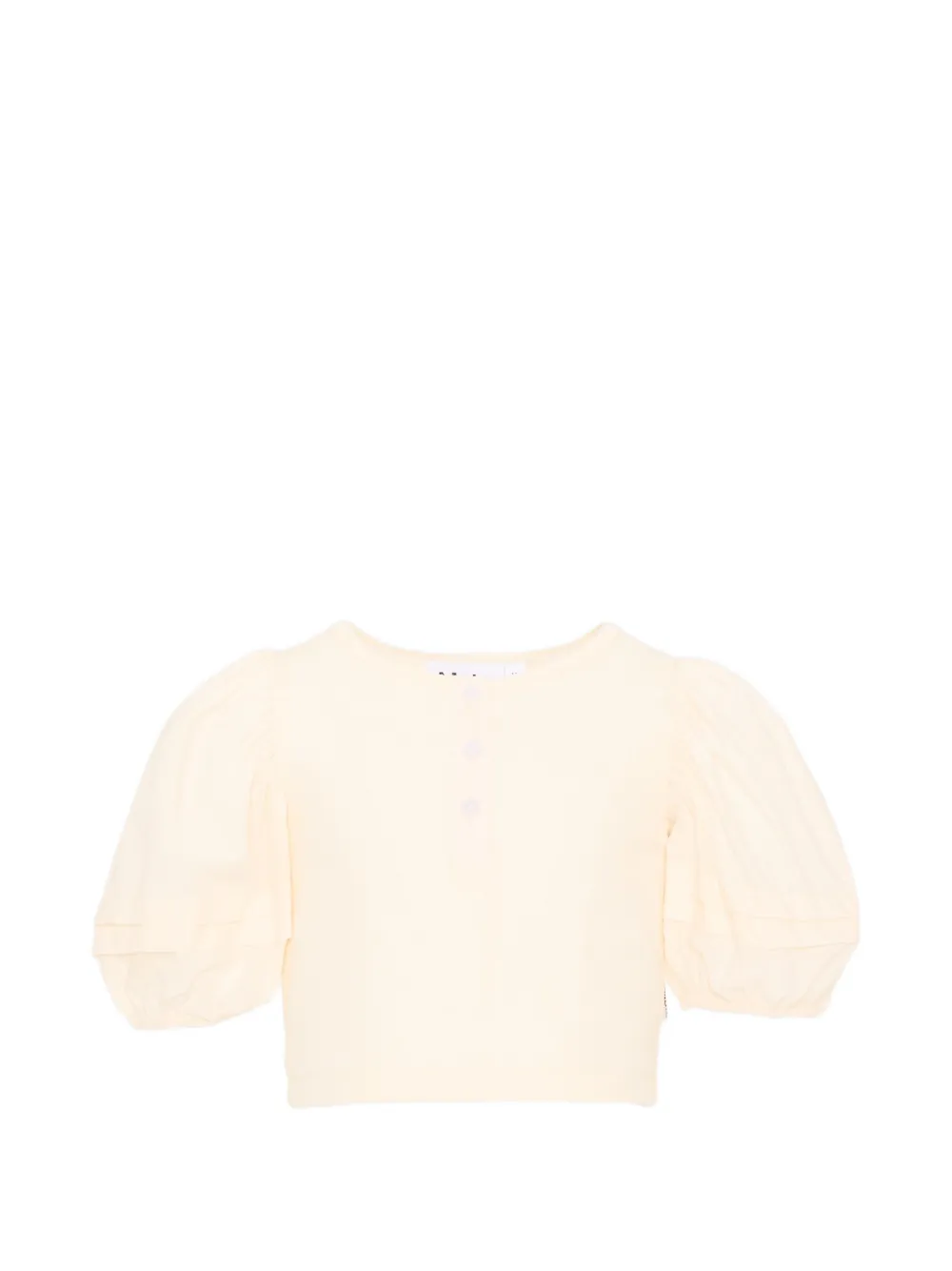 Molo puff-sleeve t-shirt - Toni neutri