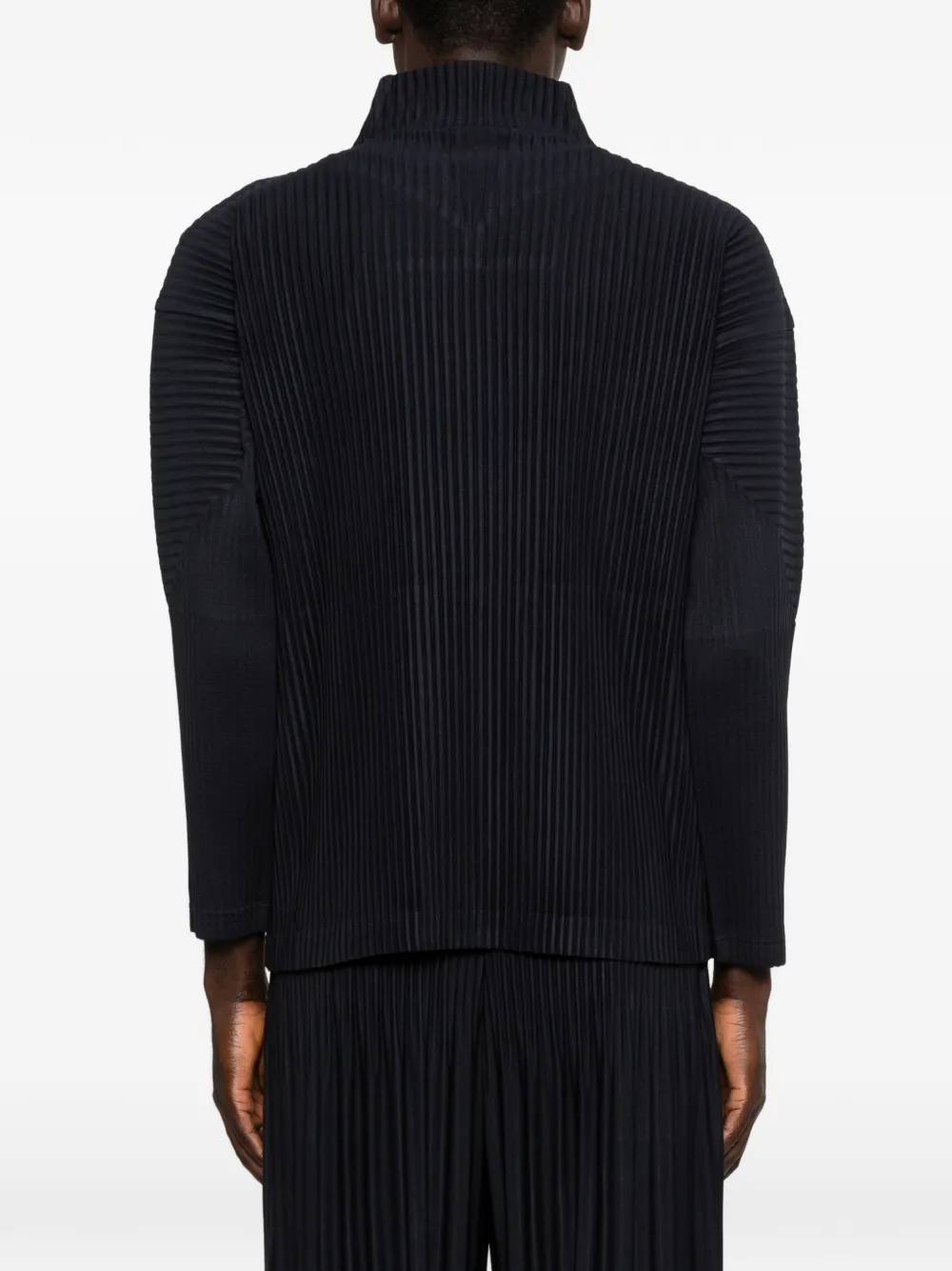 Homme Plissé Issey Miyake zip-up Sweatshirt | Blue | FARFETCH GE
