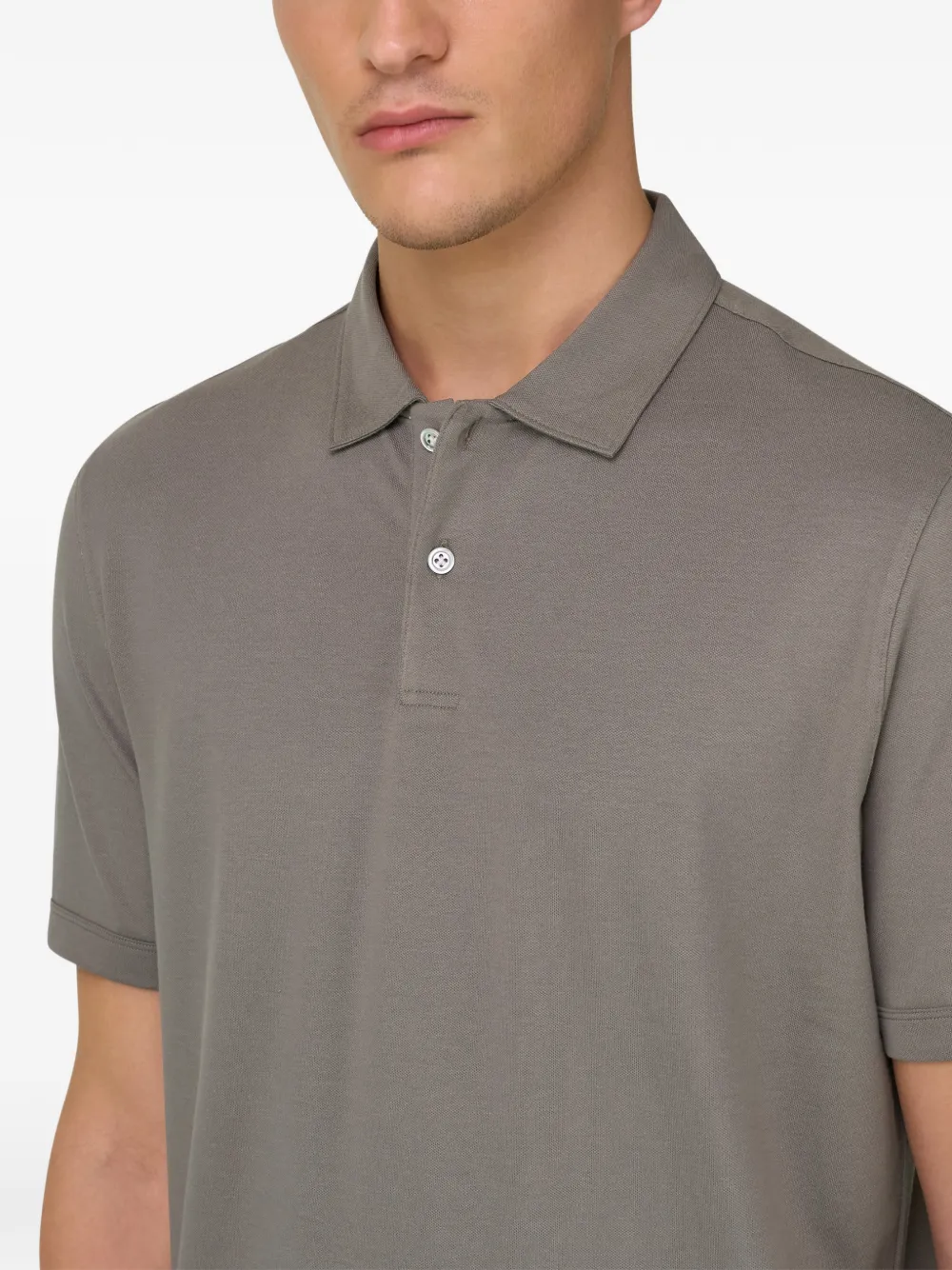 Boggi Milano Piqué poloshirt Grijs