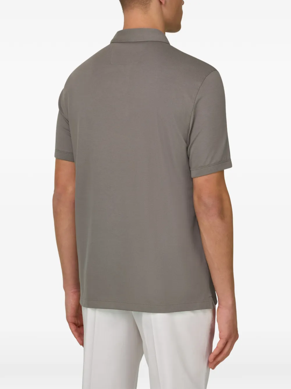 Boggi Milano Piqué poloshirt Grijs