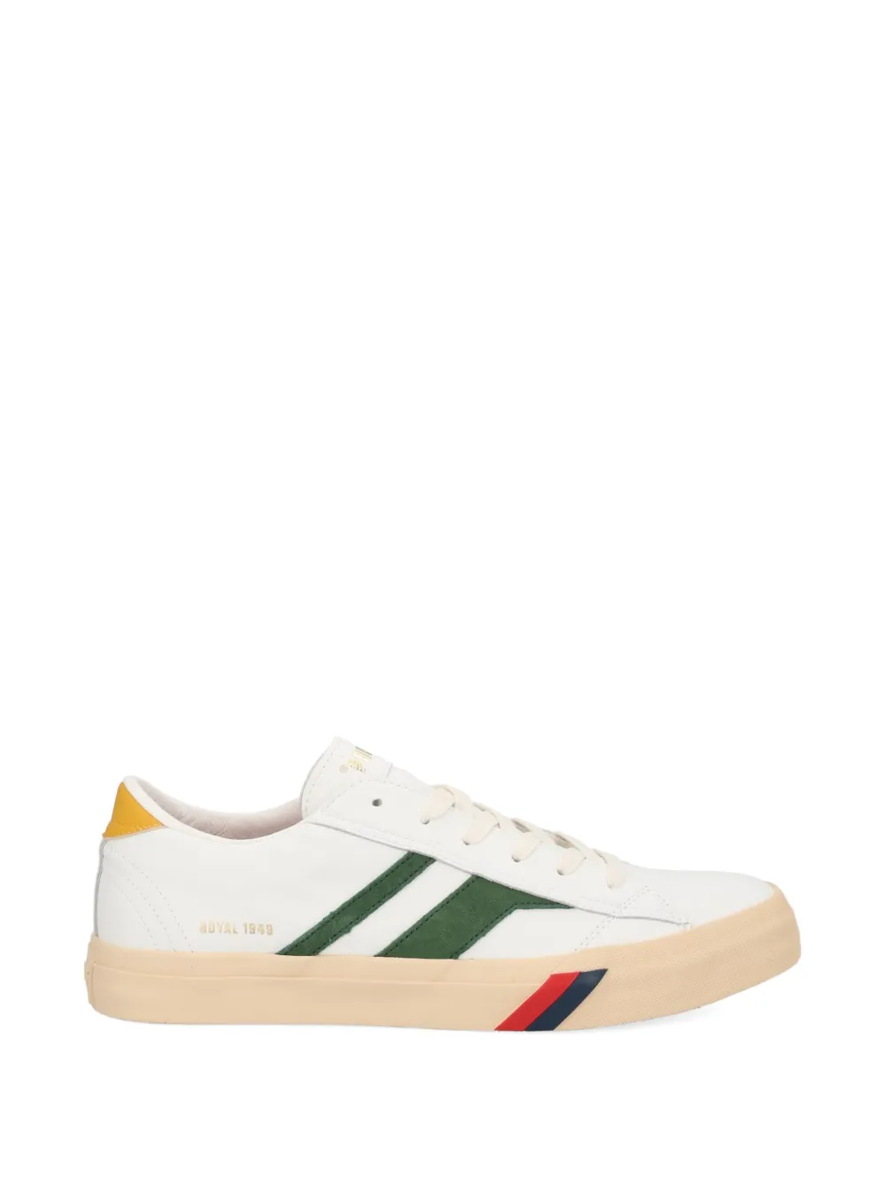 Pro-Keds Royal Classic striped leather sneakers - Bianco