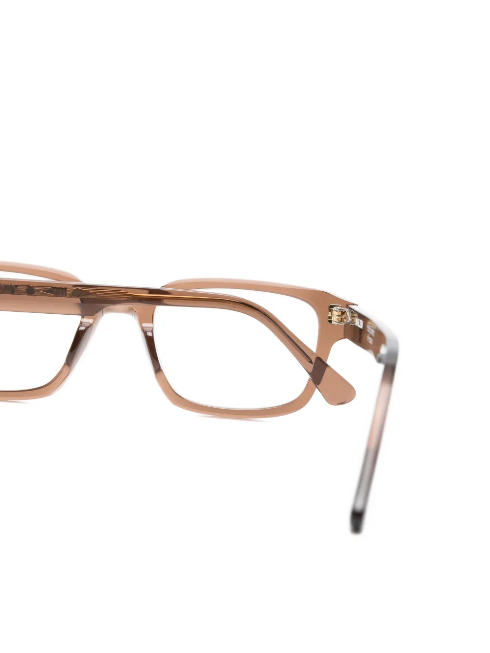  Ahlem Rive Gauche Rectangle-frame Glasses - Brown 