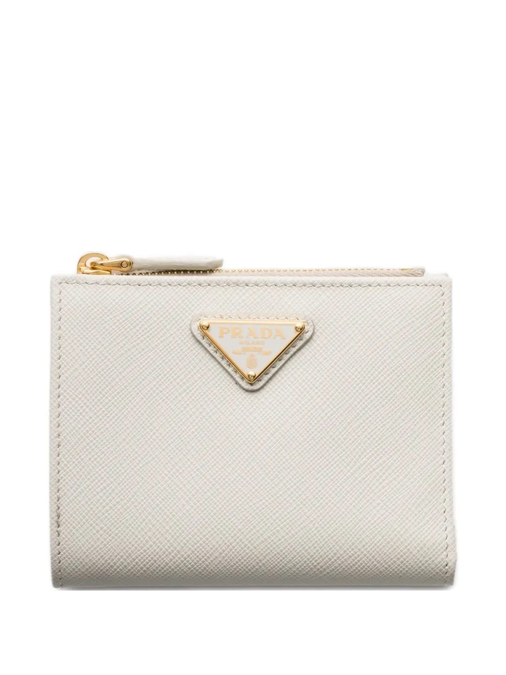 Prada small saffiano-leather wallet - Toni neutri