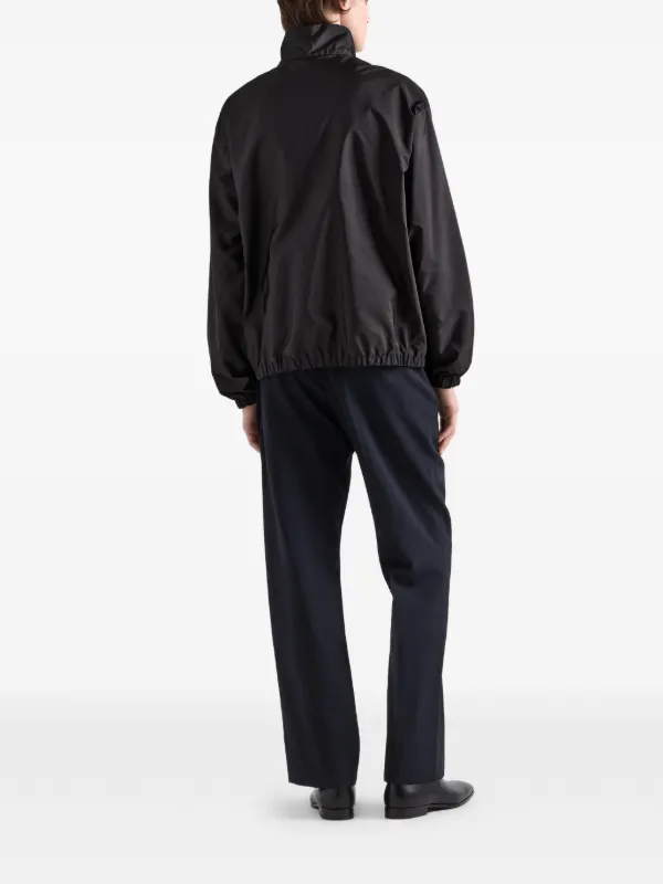 PRADA プラダ archive Nylon Zip Up Blouson Prada zip-up Jacket | Black | FARFETCH