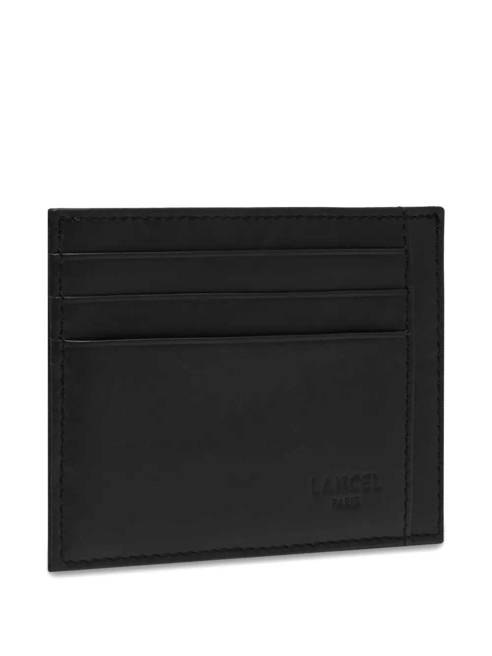 Lancel Leon leren pasjeshouder Zwart