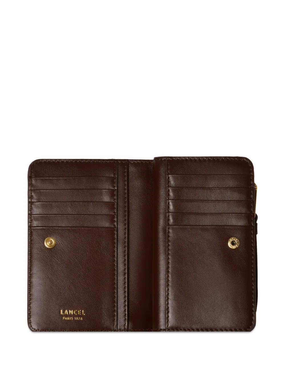 Lancel Origami portemonnee Bruin