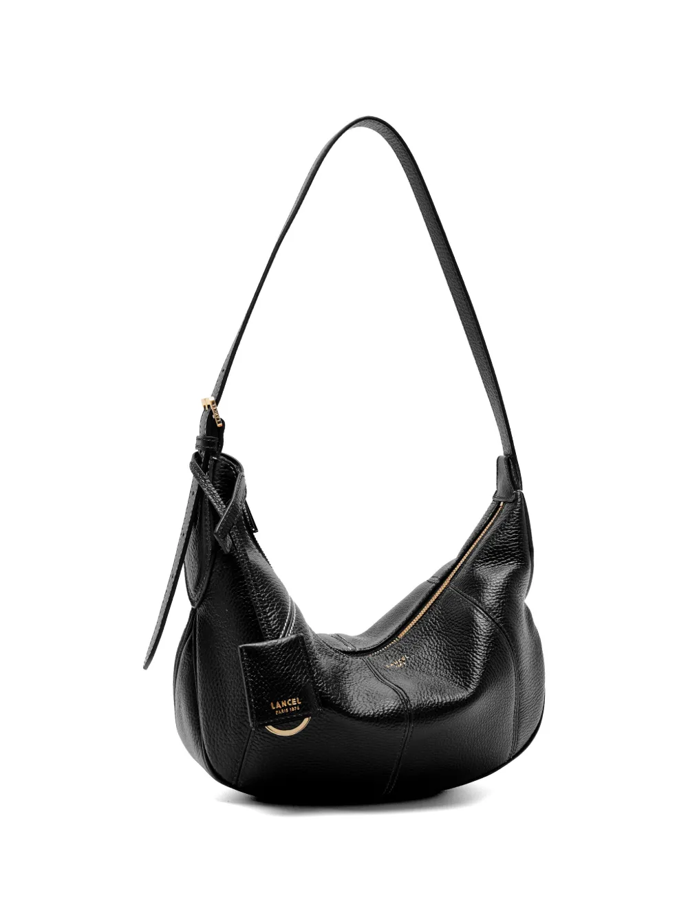 Lancel Victoire de leren schoudertas Zwart