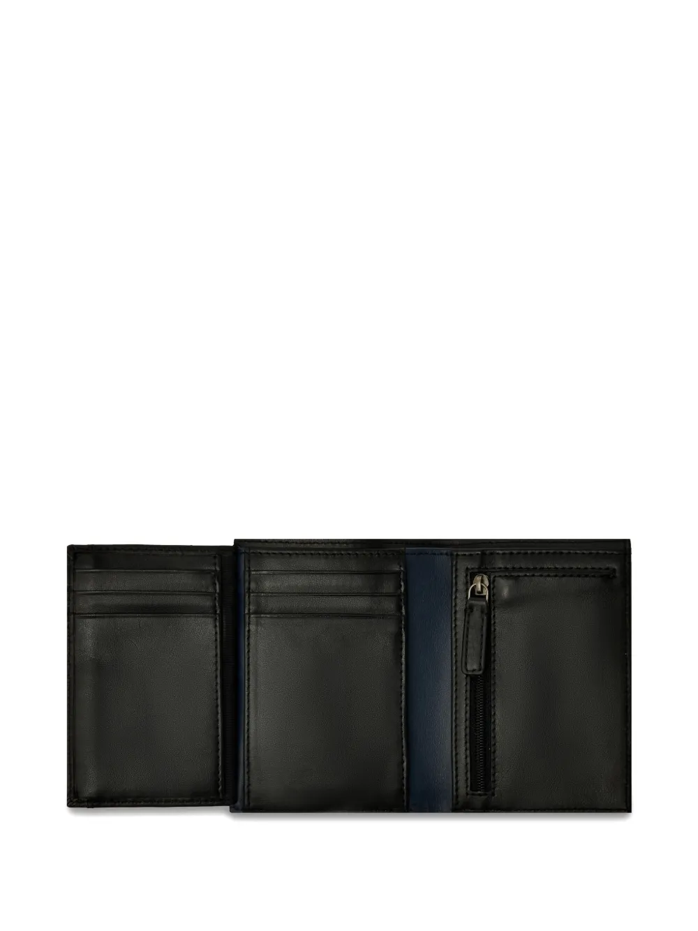 Lancel Leon leren pasjeshouder met negen kaartsleuven Blauw