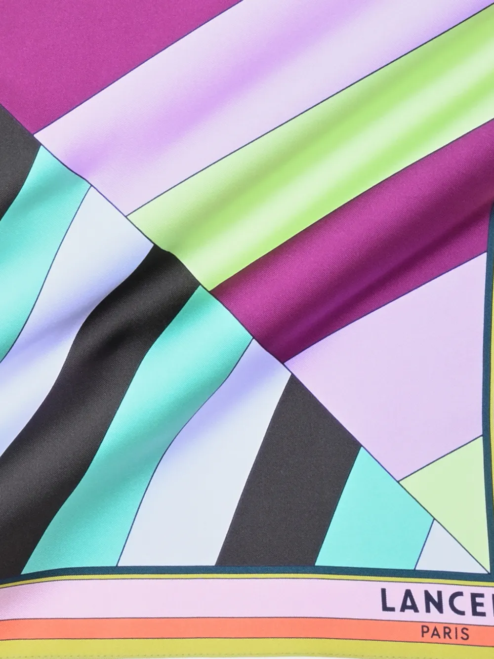  Lancel Geometric Triangle Scarf - Pink 