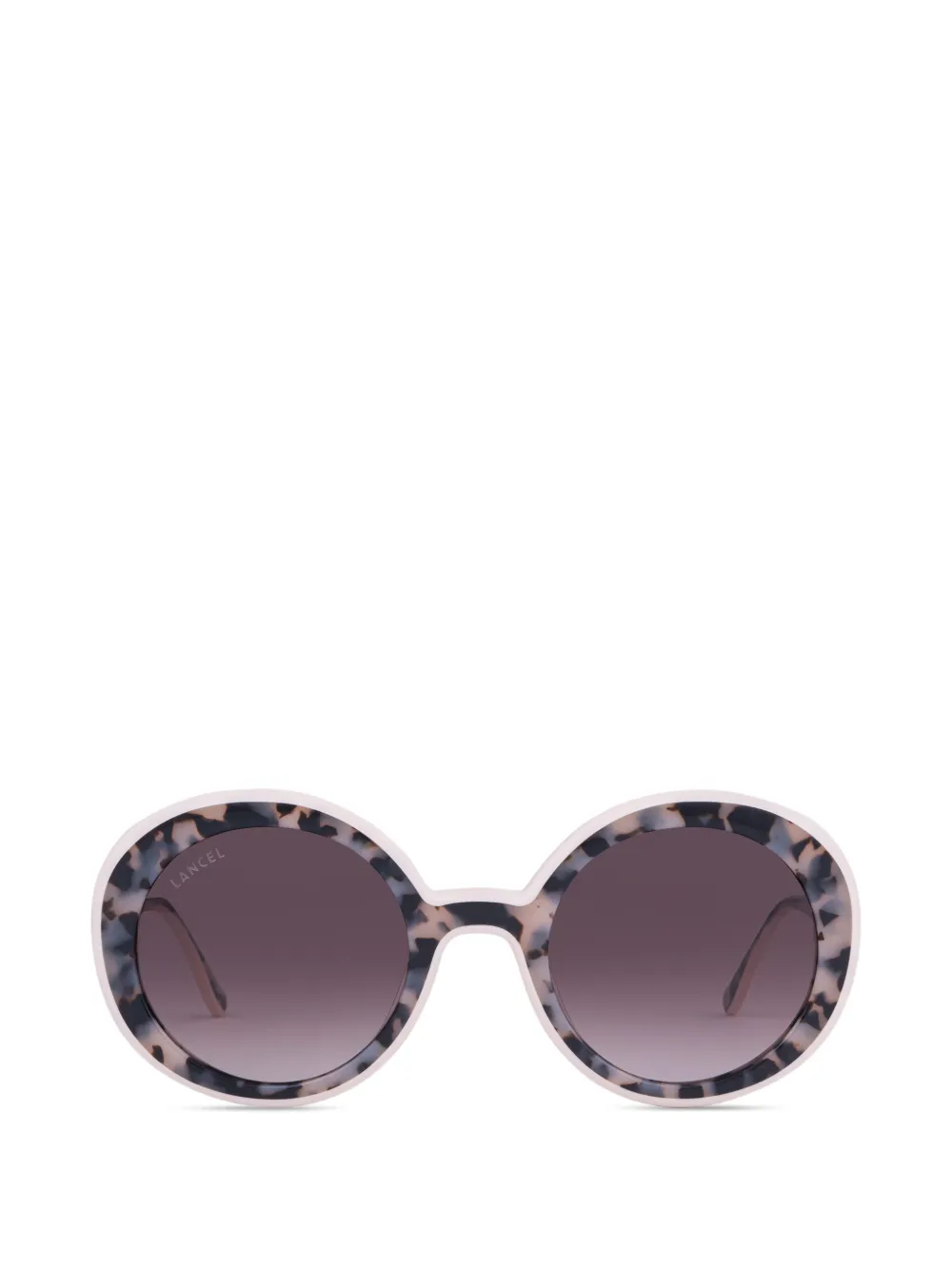 Lancel Josephine round sunglasses - Toni neutri