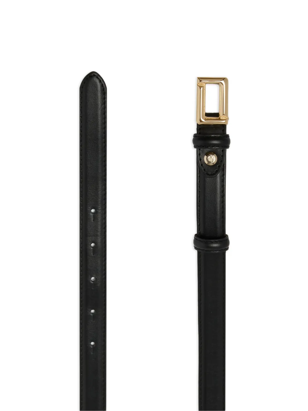 Lancel Angele leren riem met gespsluiting Zwart