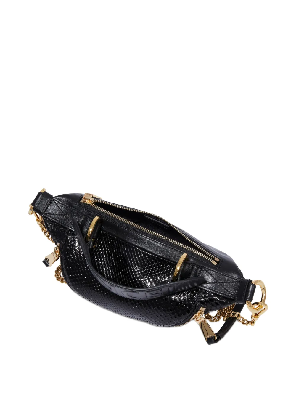 Lancel Origami leren schoudertas Zwart