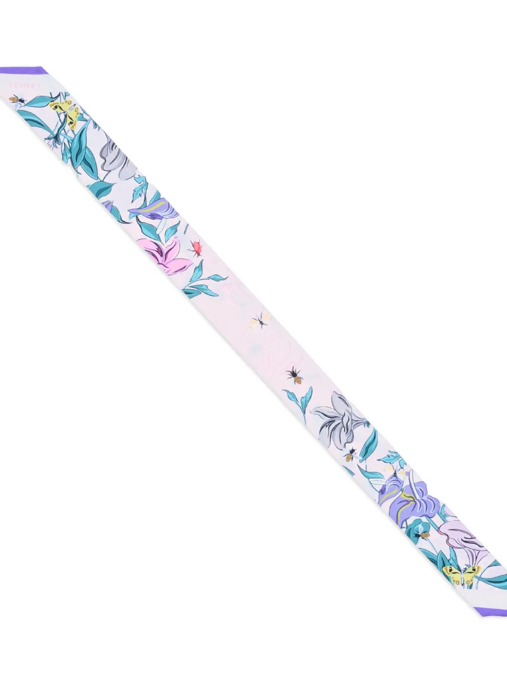 Lancel Haarband met bloemenprint Wit