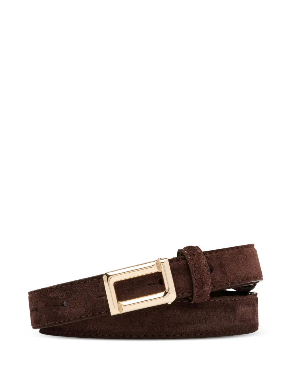Lancel Angele adjustable buckle belt - Marrone