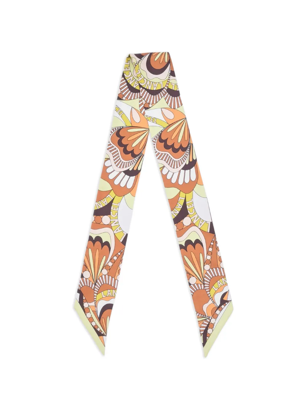 Lancel printed headband - Orange