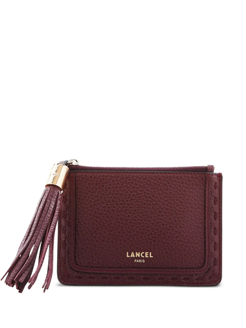 Lancel Premier Flirt tassel zip wallet - Rosso