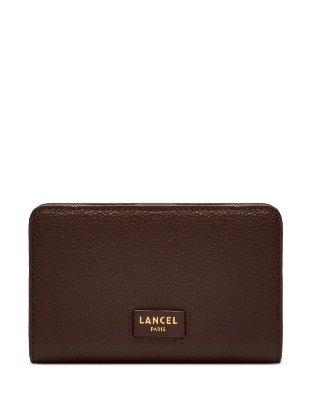 Lancel Ninon rectangular-zip leather wallet - Marrone