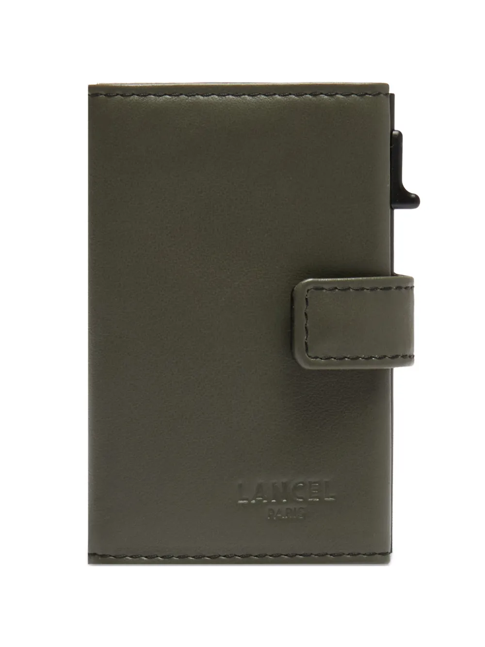 Lancel Leon leather cardholder - Verde