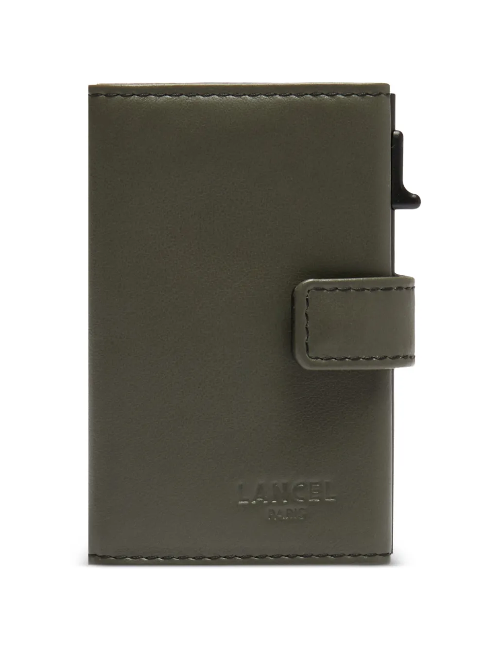 Lancel Leon leather cardholder - Verde