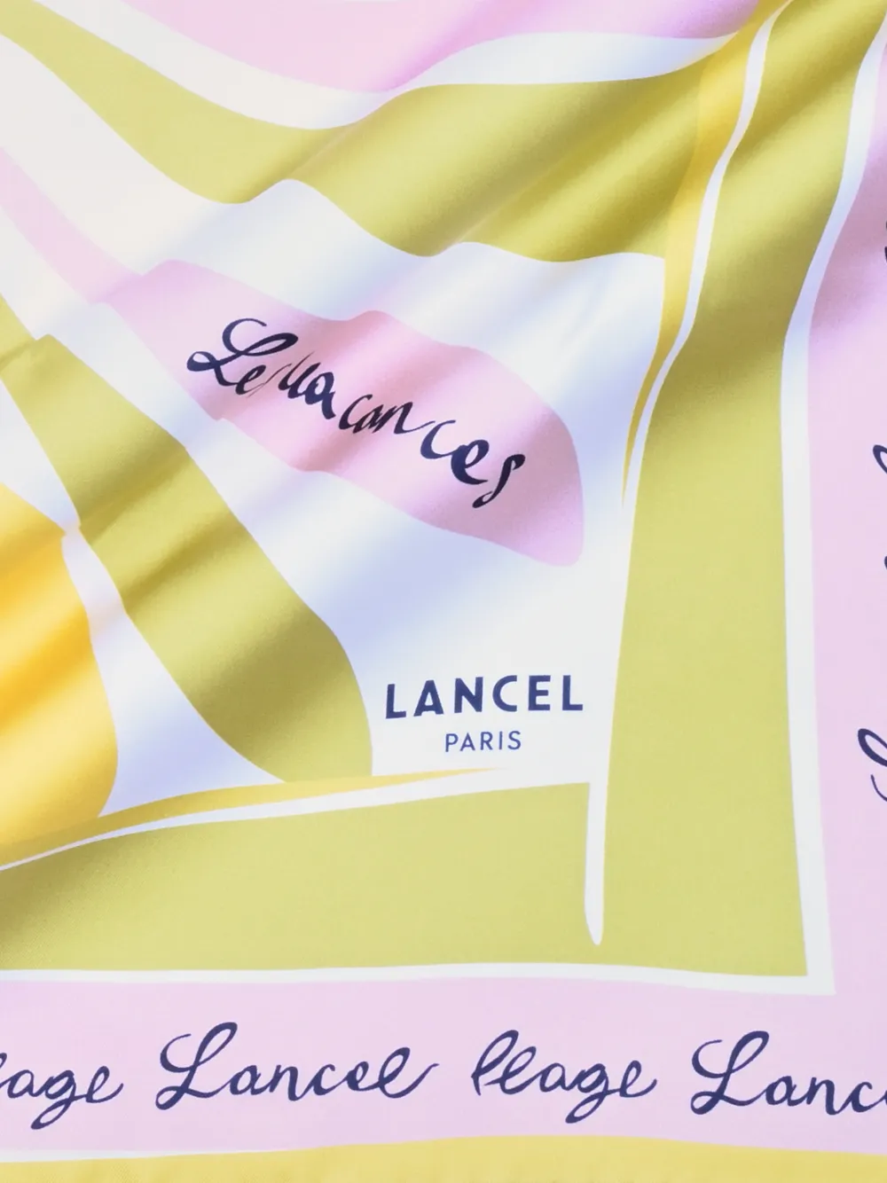  Lancel Sunrise Neckerchief - Yellow 