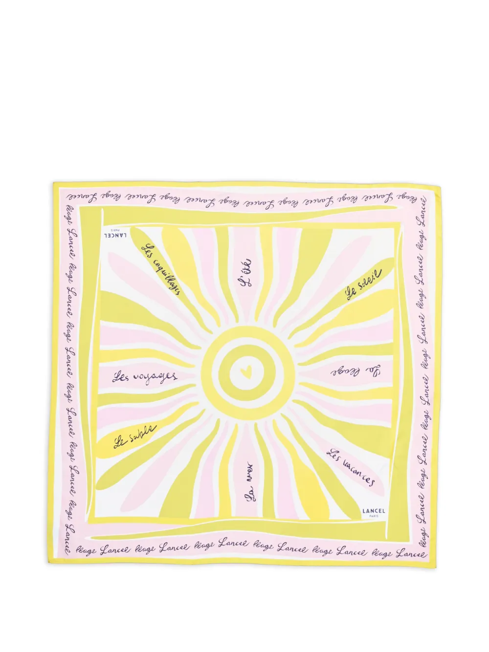 Lancel Sunrise neckerchief - Gelb