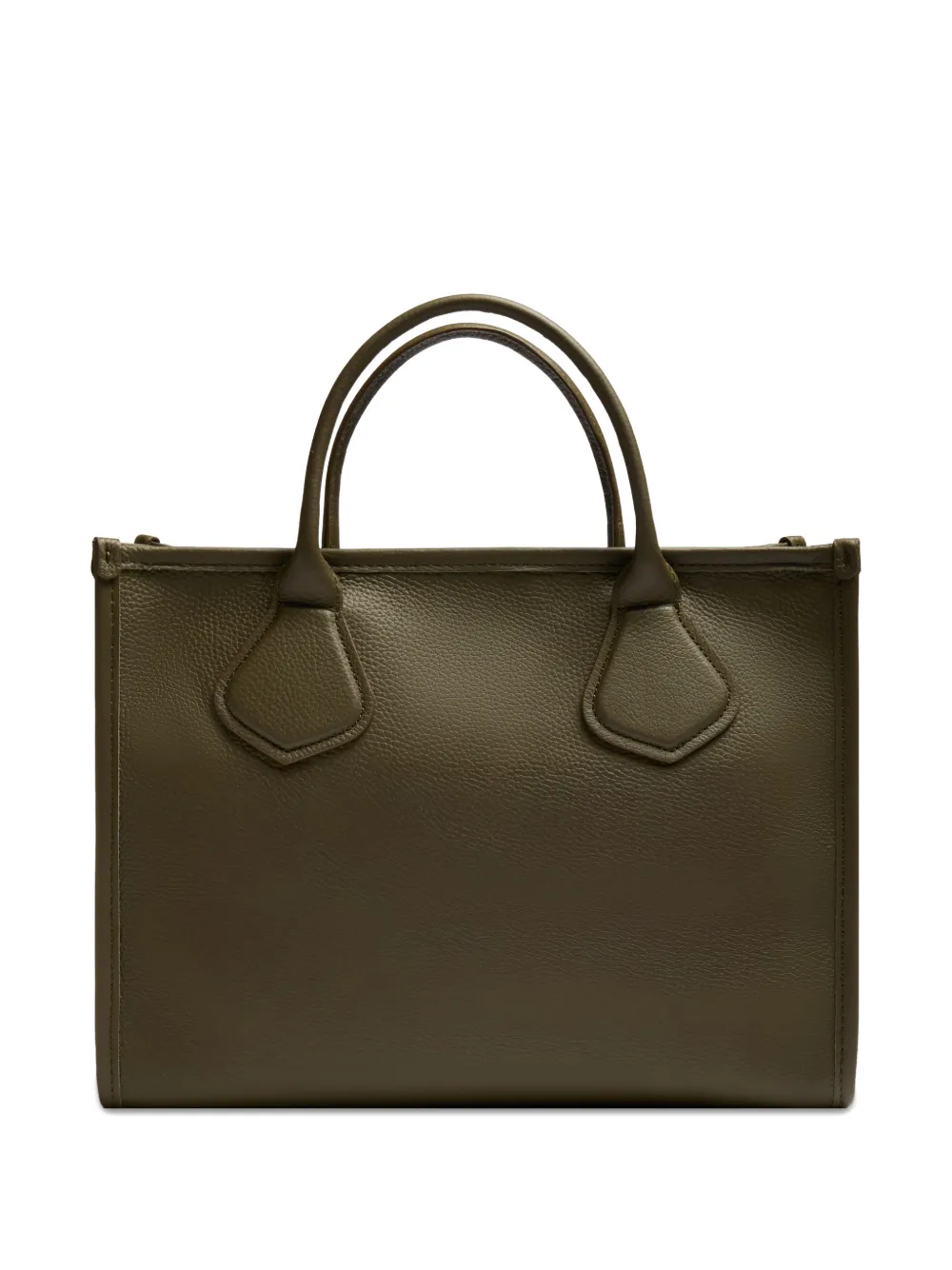 Lancel Jour leren shopper met rits Groen
