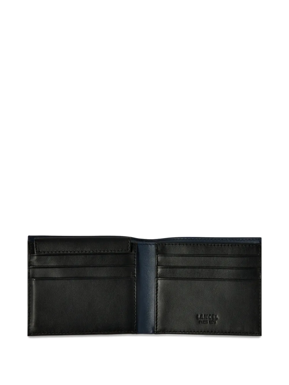 Lancel Leon portemonnee met logo Blauw