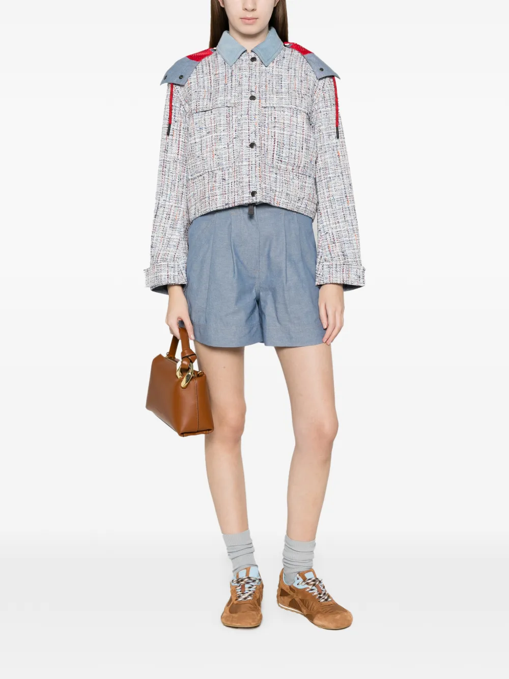 Moncler Grenoble Termez jack met capuchon Blauw