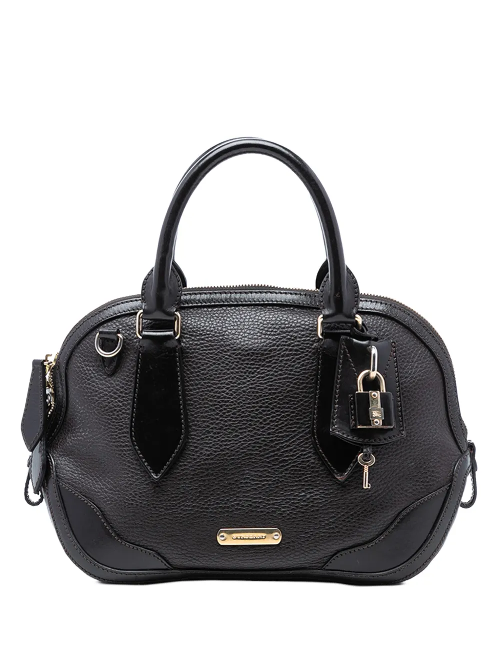 Burberry Pre-Owned Borsa a tracolla Orchard piccola in pelle di vitello pieno fiore 2000-2017 - Marrone