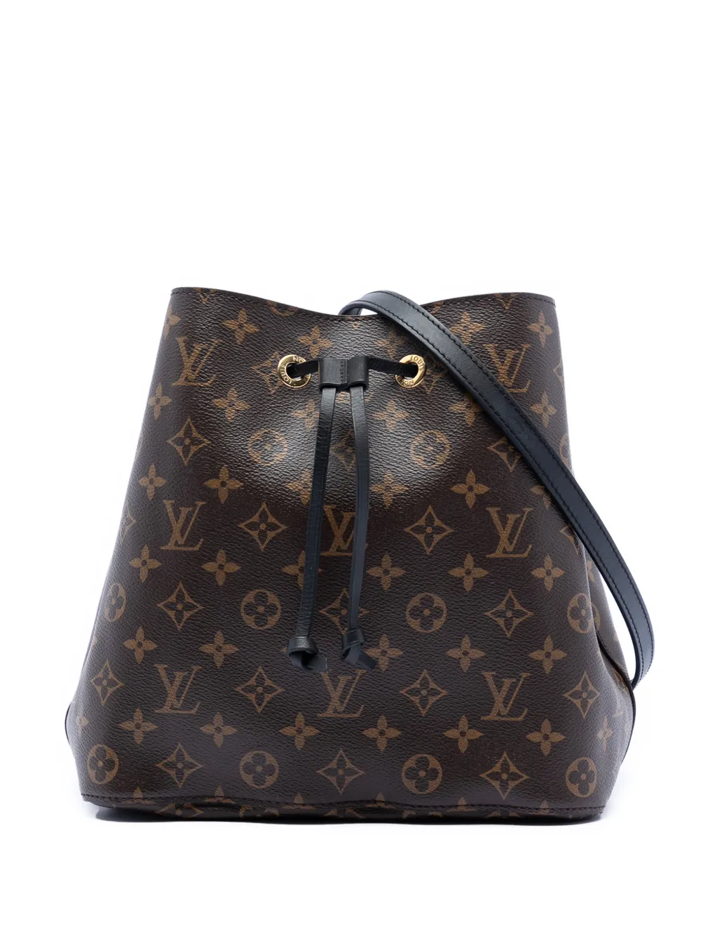 Louis Vuitton Pre-Owned 2017-2025 Monogram Neonoe MM bucket bag - Nero