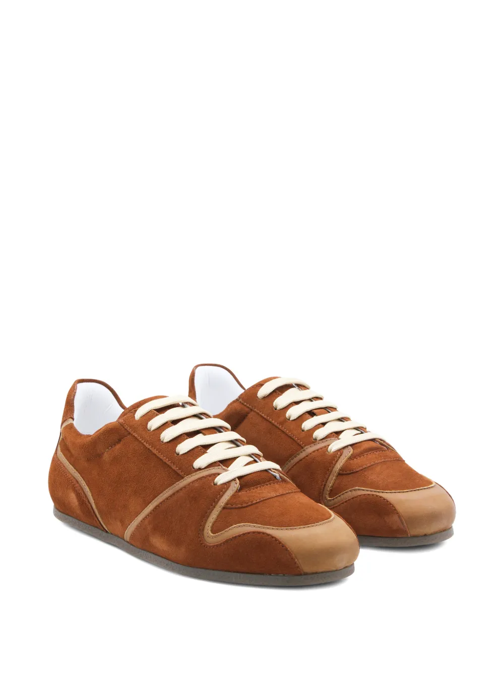 Moschino Sneakers met vlakken Bruin