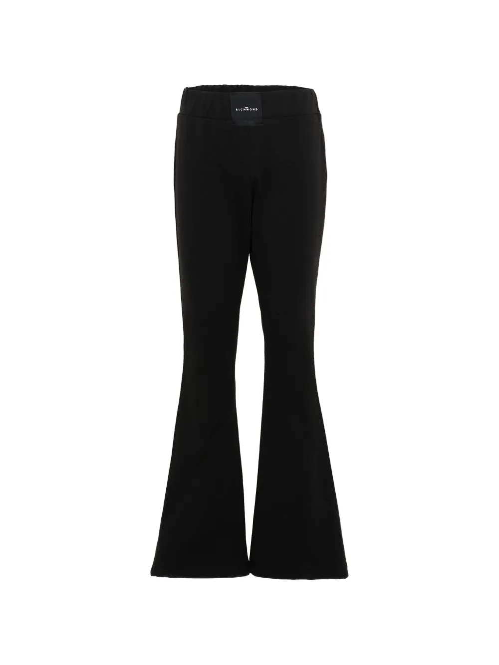 John Richmond Junior logo-patch trousers - Nero