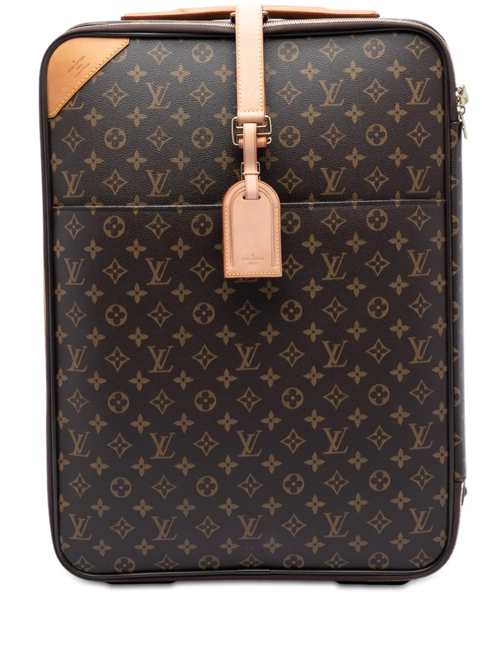 Louis Vuitton Pre-Owned 2009 Monogram Pegase 55 travel bag - Marrone