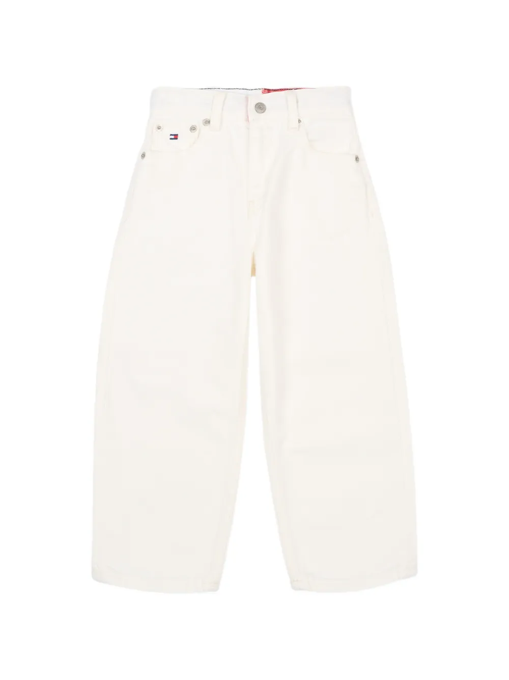 Tommy Hilfiger Junior logo-embroidered pocket trousers - Toni neutri