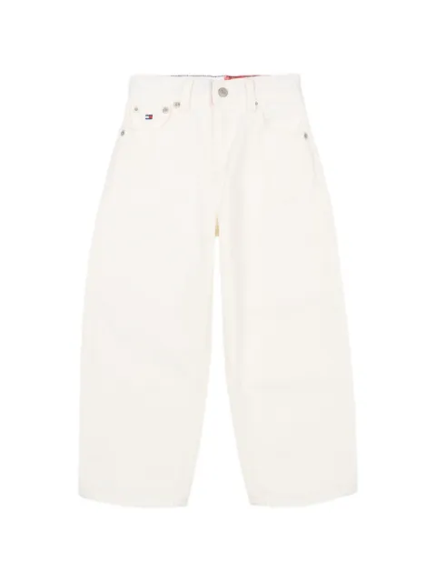 Tommy Hilfiger Junior logo-embroidered pocket trousers