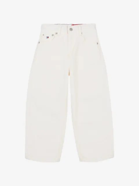 Tommy Hilfiger Junior logo-embroidered pocket trousers