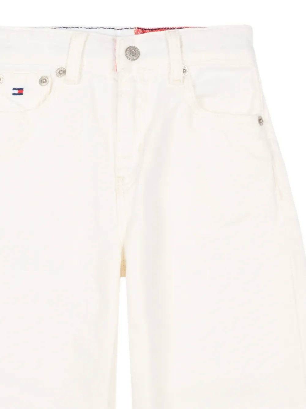  Tommy Hilfiger Junior Logo-embroidered Pocket Trousers - Neutrals 