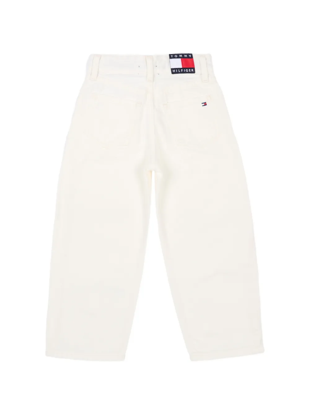  Tommy Hilfiger Junior Logo-embroidered Pocket Trousers - Neutrals 