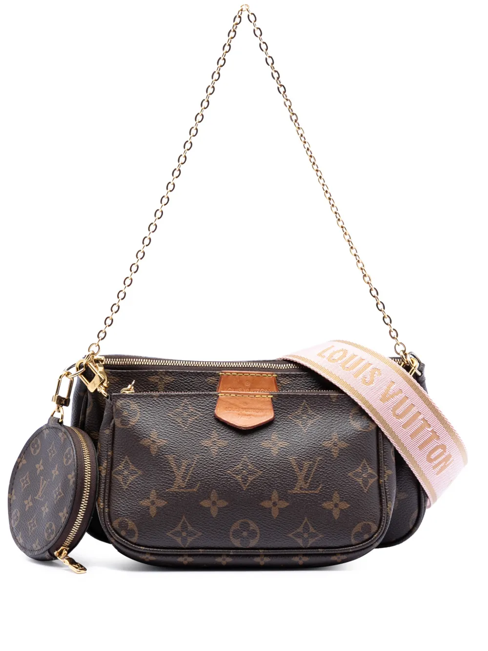 Louis Vuitton Pre-Owned 2021-2025 Monogram Multi Pochette Accessoires satchel - Marrone