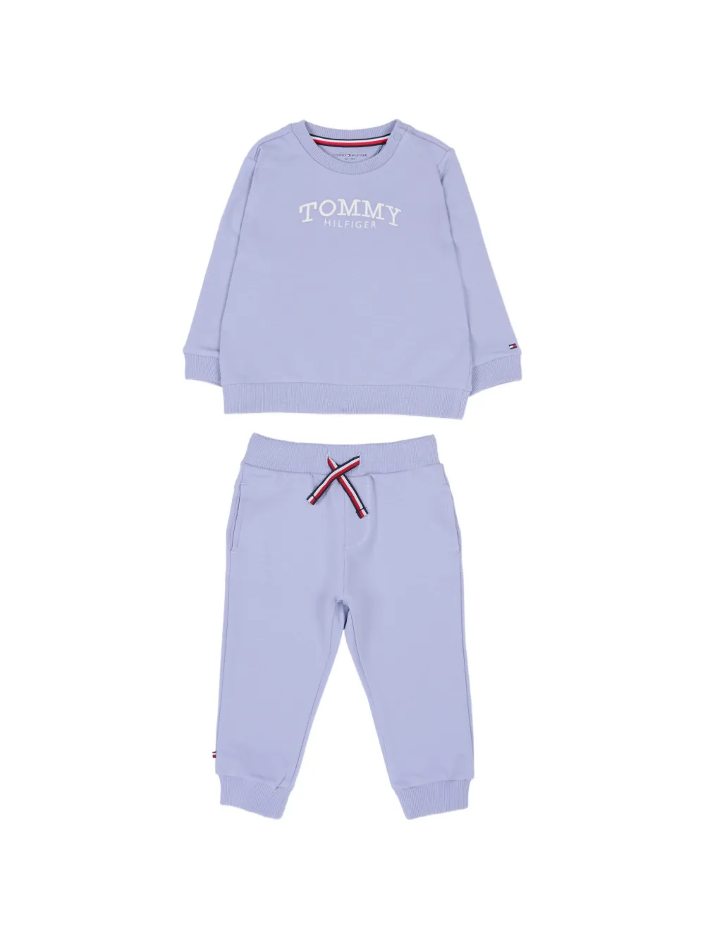 Tommy Hilfiger Junior logo-detail tracksuit - Blu
