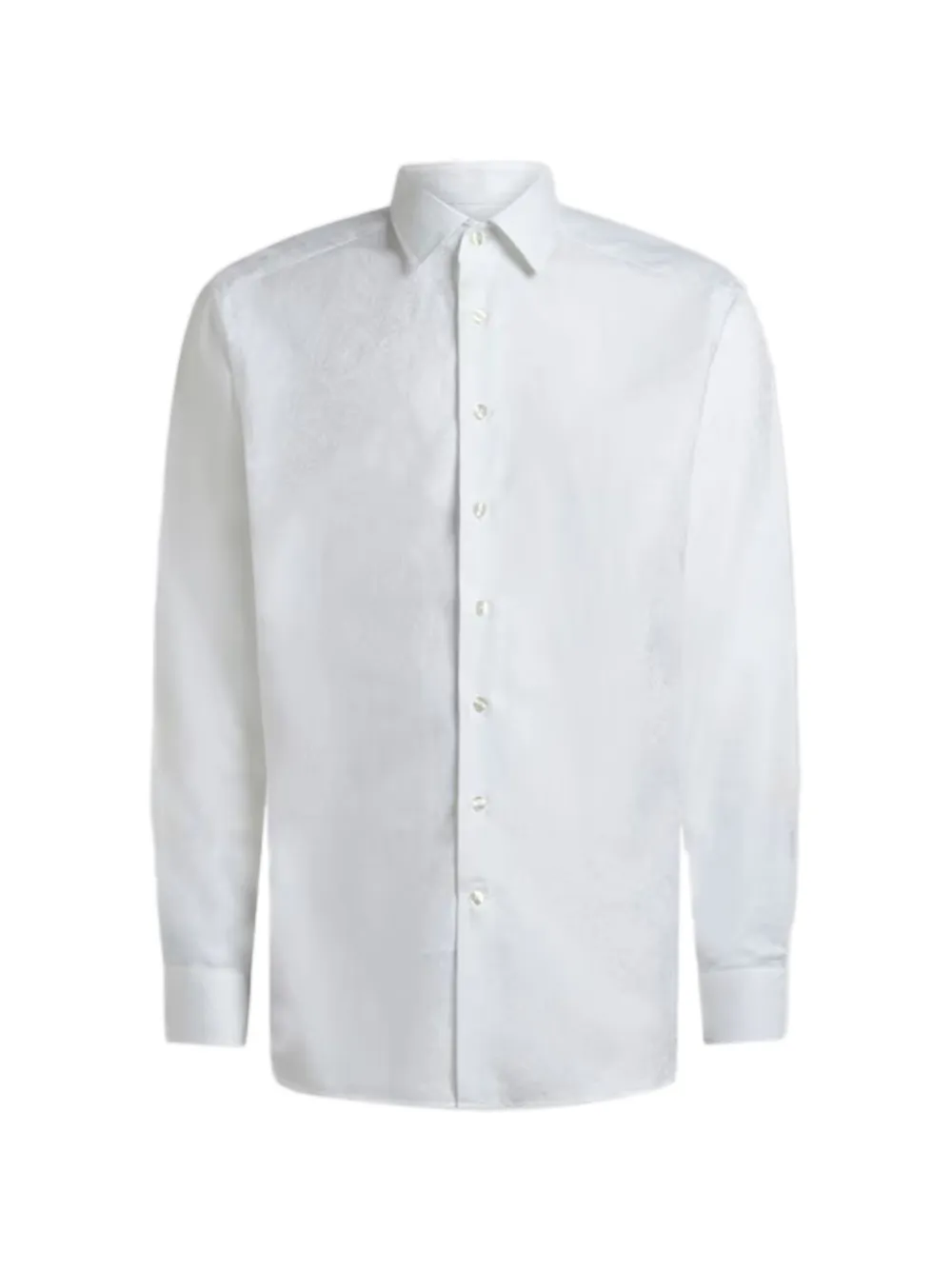 ETRO jacquard paisley shirt - Bianco