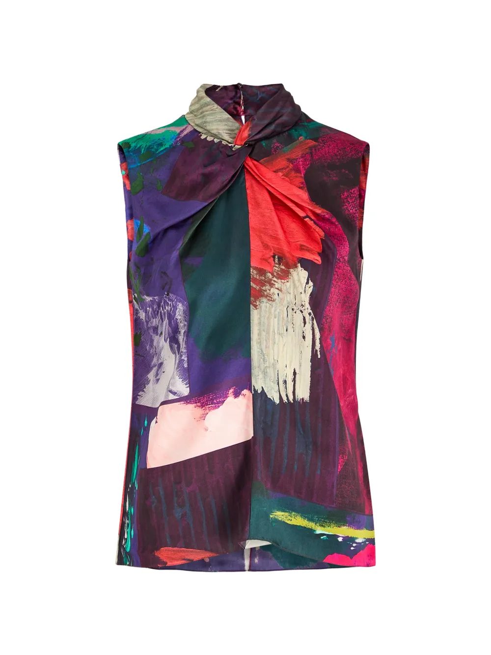 Roksanda Ava pictorial-print blouse - Rosso