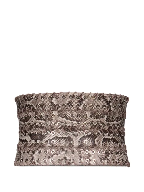 Ludovic de Saint Sernin cinturón de piel con hebilla