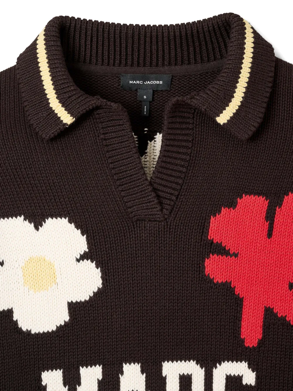 Marc Jacobs jacquard-motif Sweater | Brown | FARFETCH CA