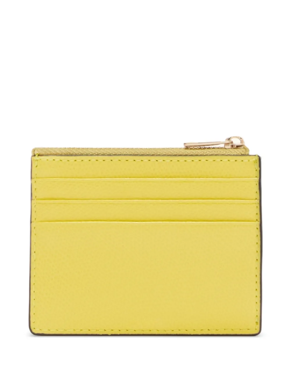 Furla Camelia kleine pasjeshouder met rits Geel